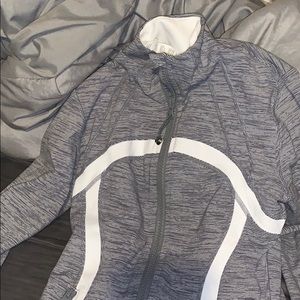 Grey and white lululemon jacket!